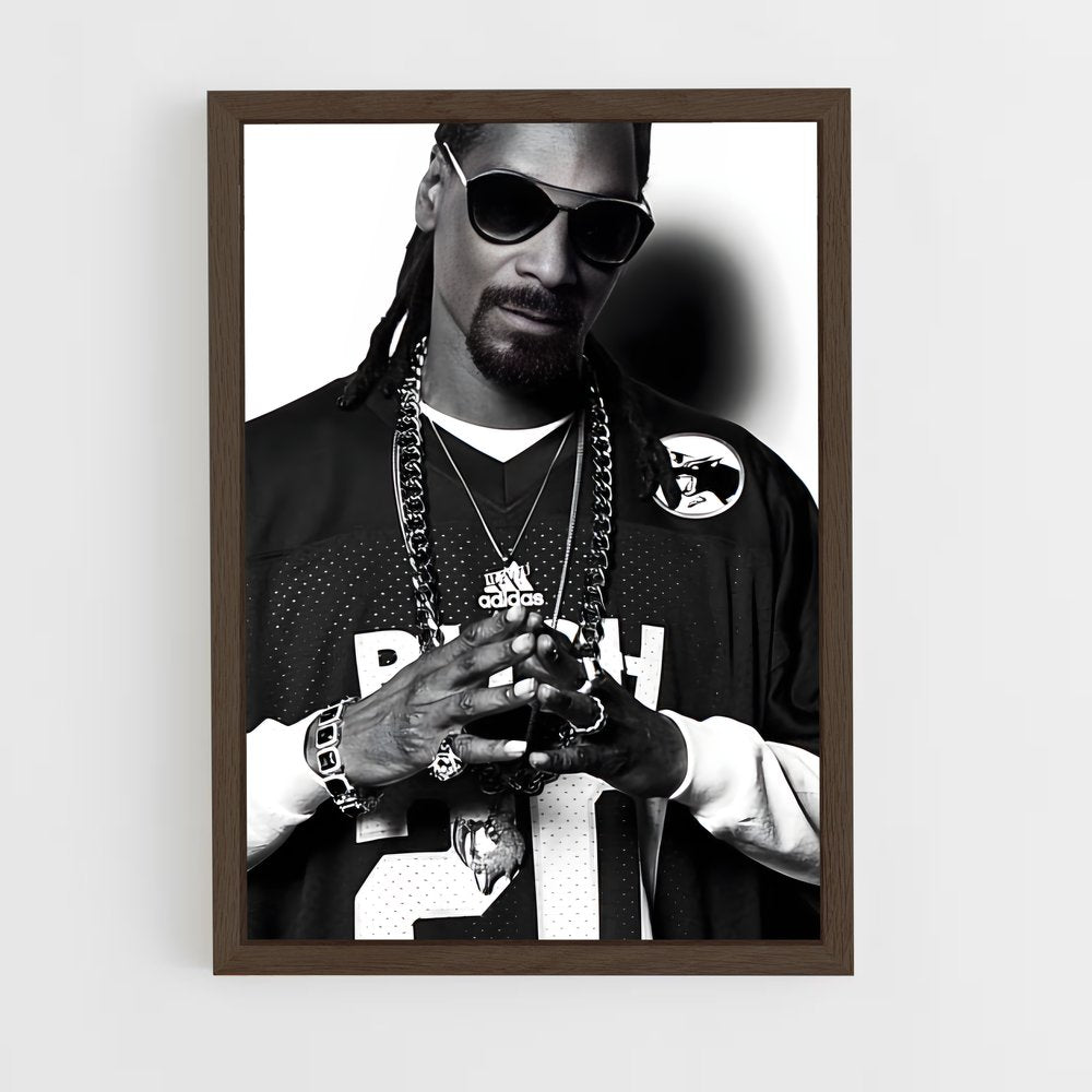 ap-snoop dogg-2 cadre Bois foncé
