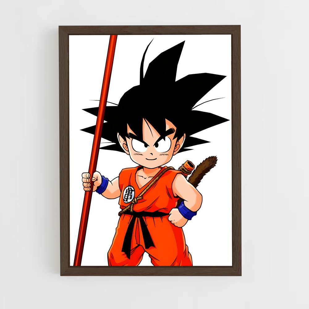 ap-son goku-8 cadre Bois foncé