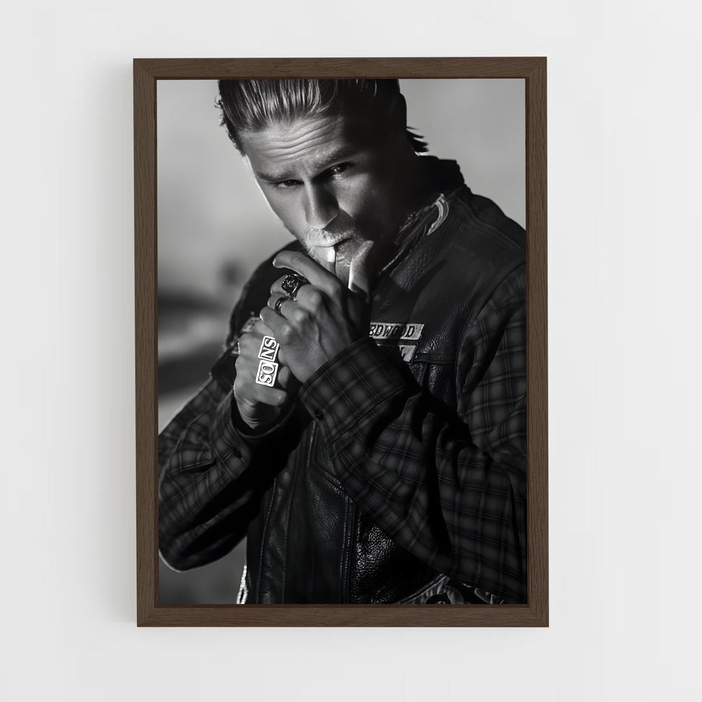 ap-sons of anarchy-2 cadre Bois foncé