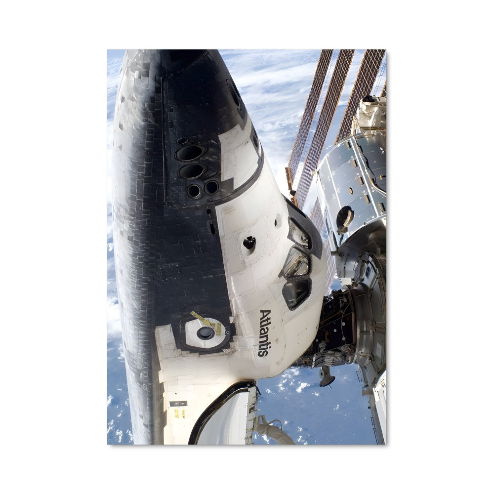 Poster Atlantis en Orbite