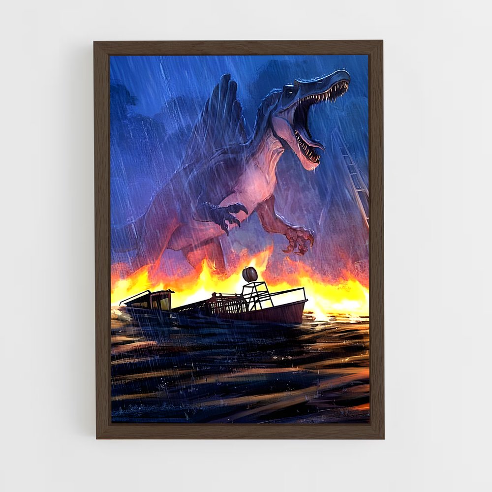 ap-spinosaurus-5 cadre Bois foncé