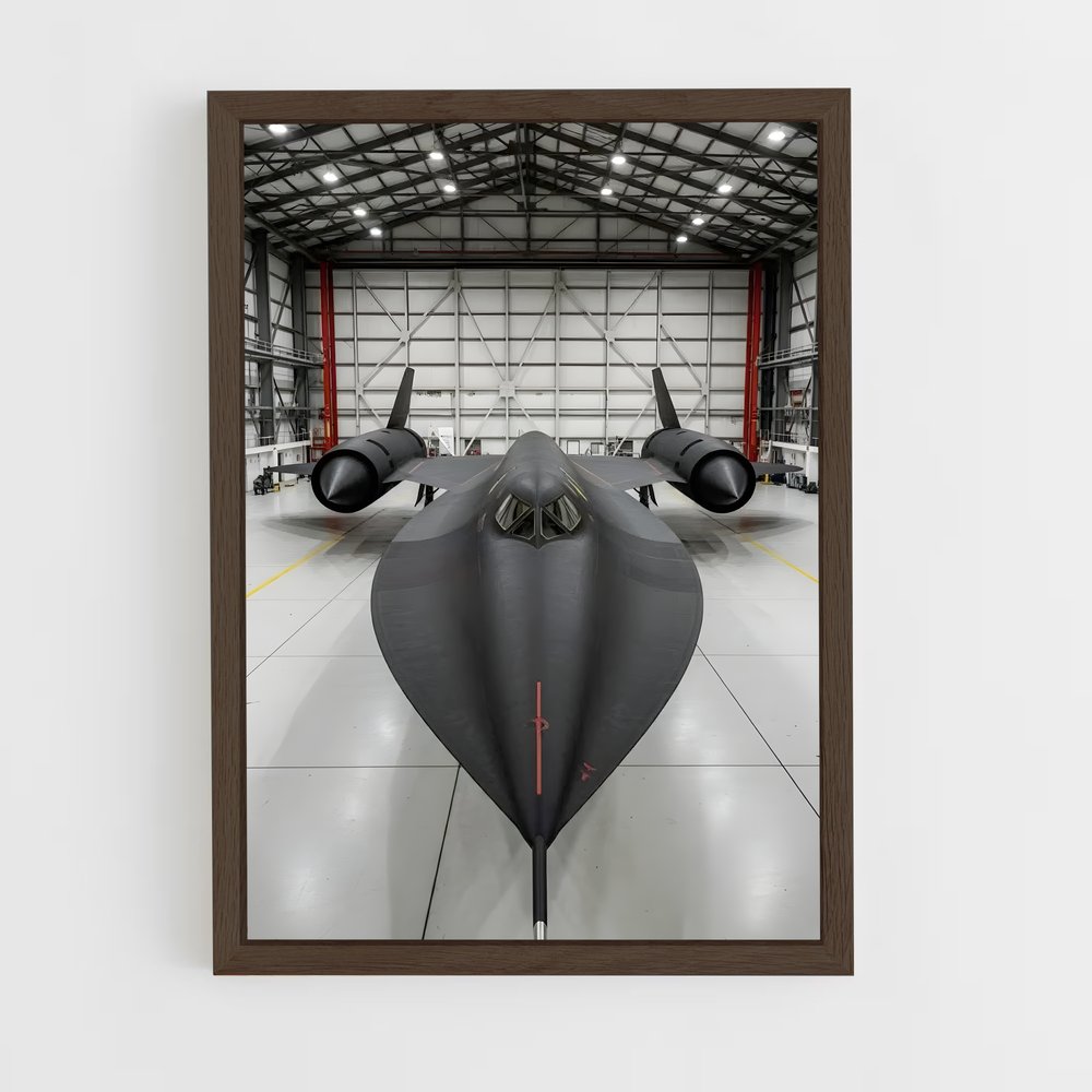 ap-sr-71 blackbird-3 cadre Bois foncé
