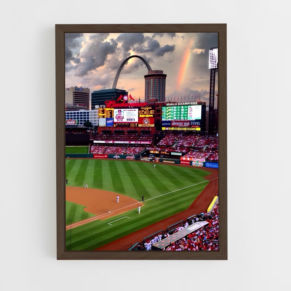 ap-st. louis cardinals-2 cadre Bois foncé