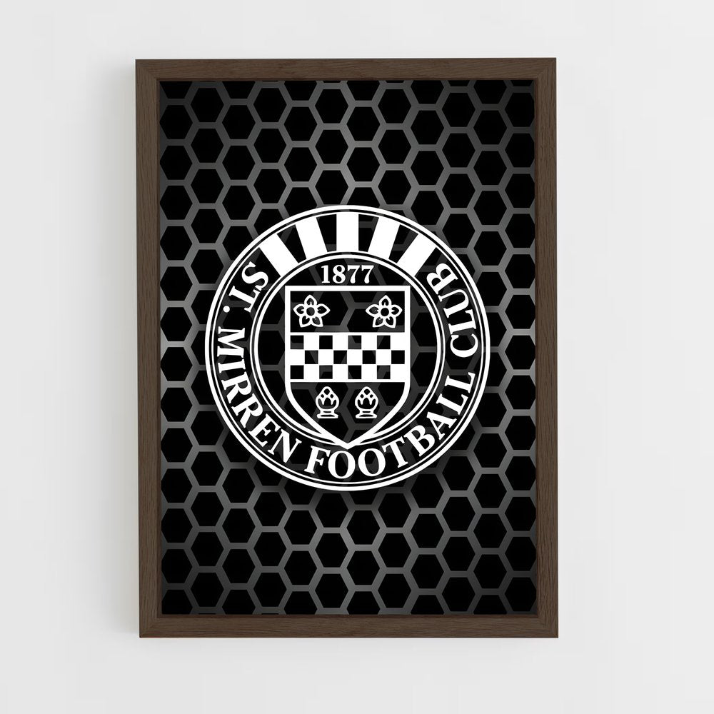 ap-st mirren fc-2 cadre Bois foncé