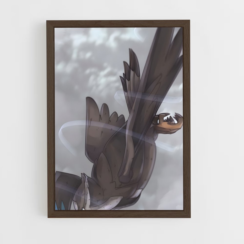 ap-staraptor-1 cadre Bois foncé