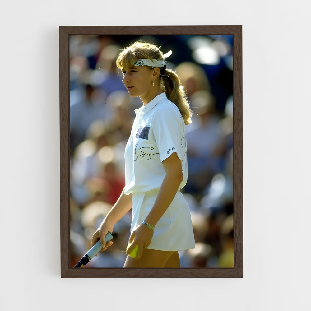 ap-steffi graf-1 cadre Bois foncé