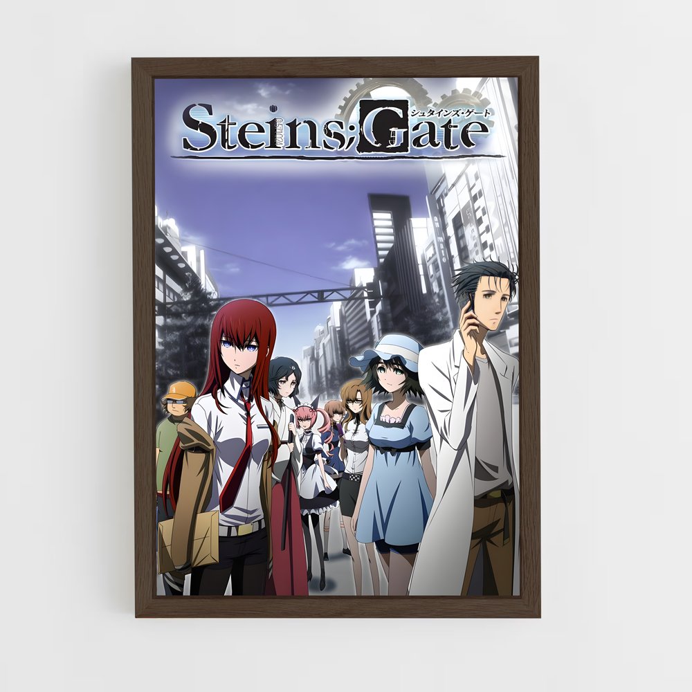 ap-steins gate-4 cadre Bois foncé