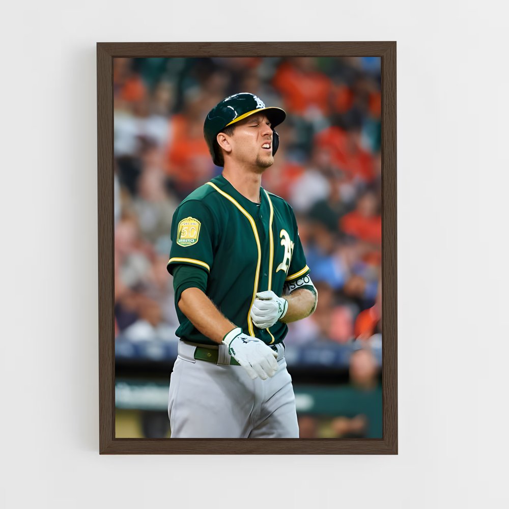 ap-stephen piscotty-1 cadre Bois foncé
