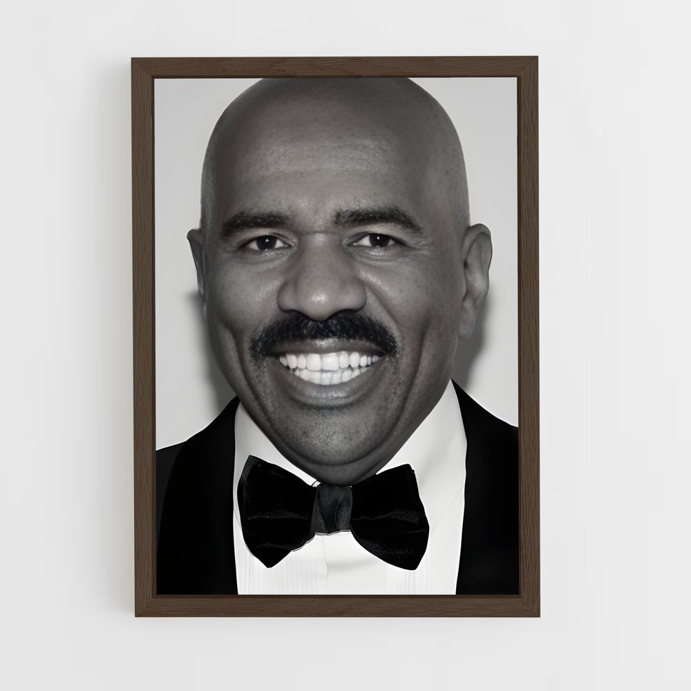 ap-steve harvey-4 cadre Bois foncé