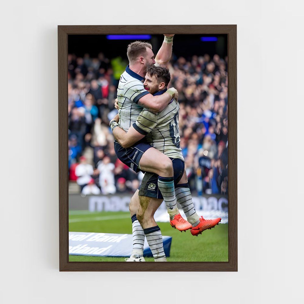 ap-stuart hogg-3 cadre Bois foncé