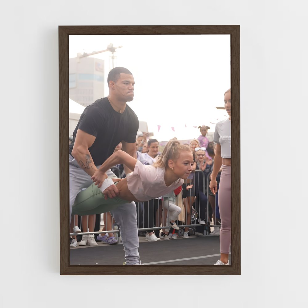 ap-stunt performer-2 cadre Bois foncé