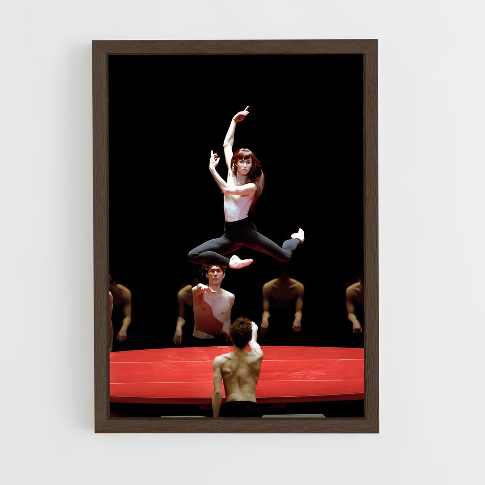 ap-sylvie guillem-3 cadre Bois foncé