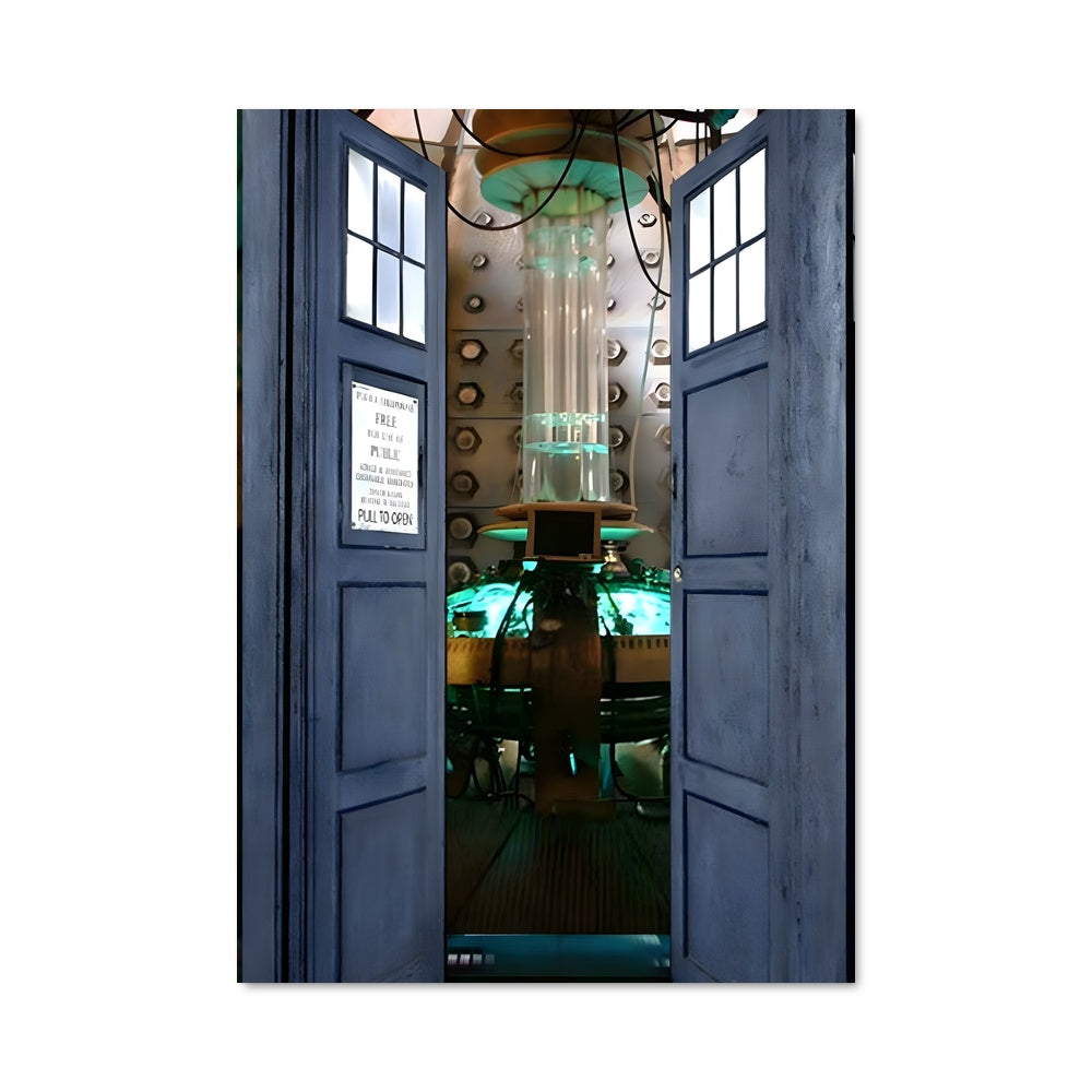 Poster Tardis Inversé