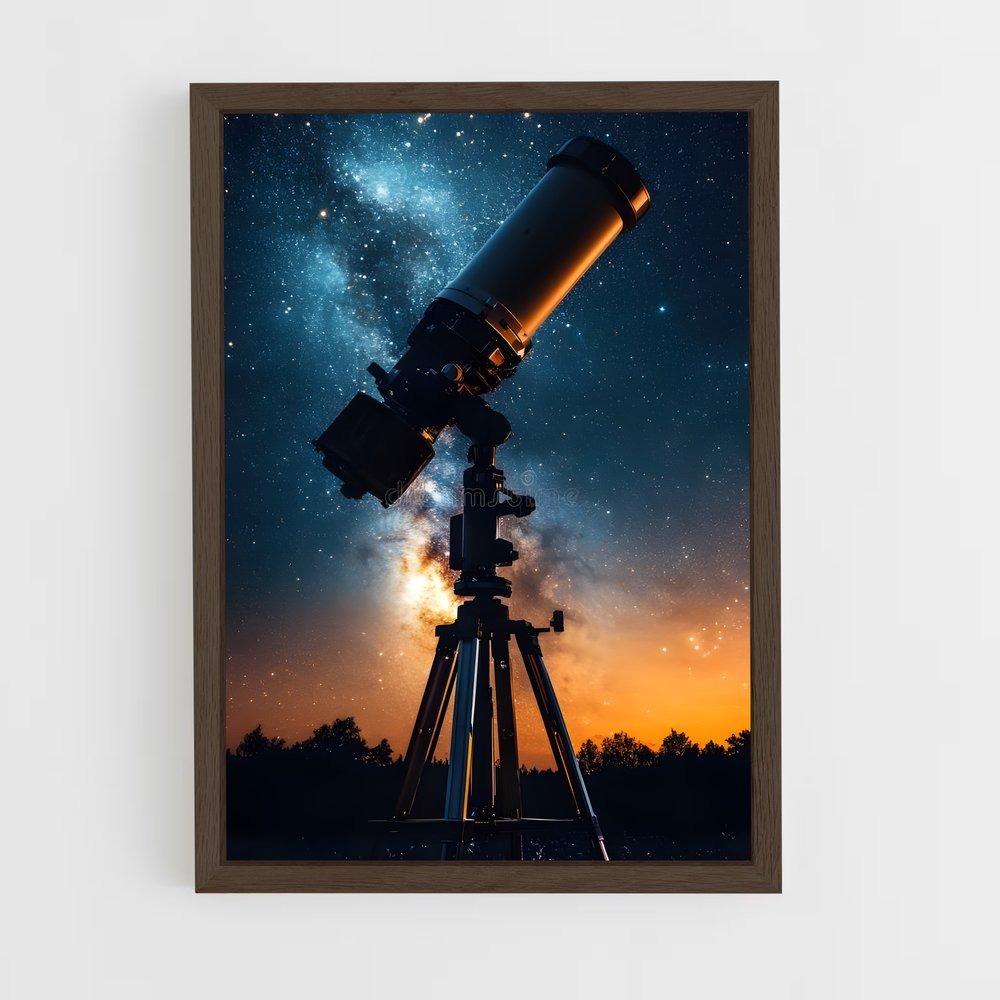 ap-telescope-9 cadre Bois foncé