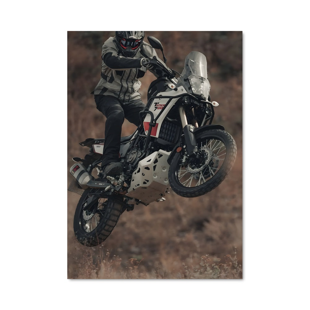 Poster Aventure Motocycliste