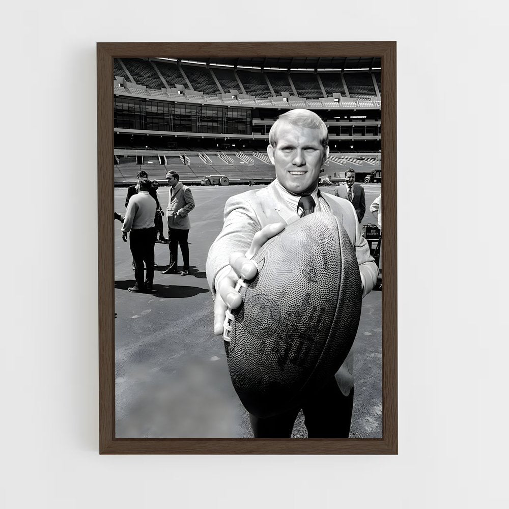 ap-terry bradshaw-2 cadre Bois foncé