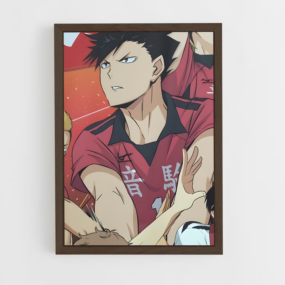 ap-tetsuro kuroo-3 cadre Bois foncé