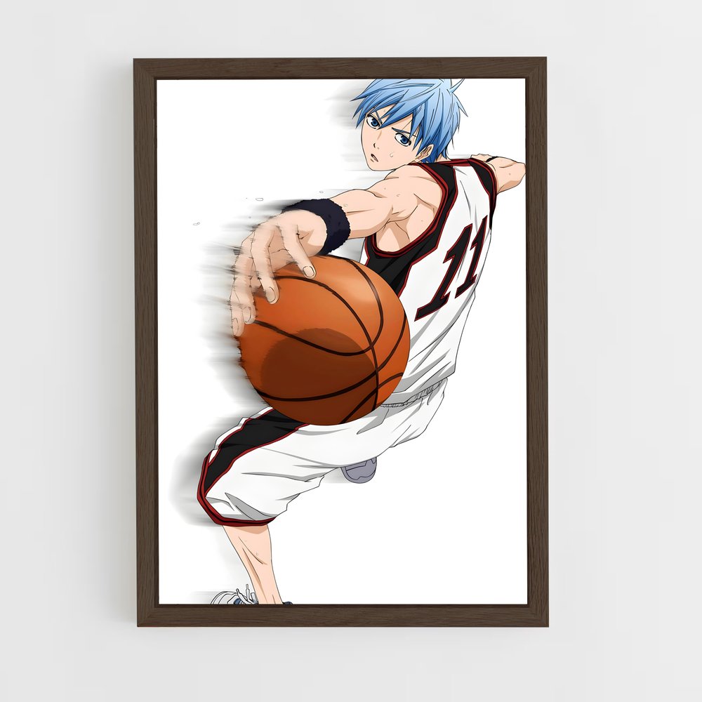 ap-tetsuya kuroko-6 cadre Bois foncé