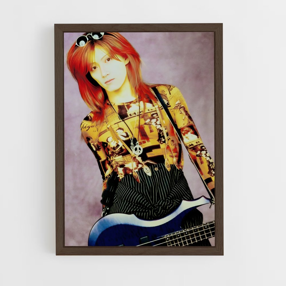 ap-tetsuya l'arc en ciel-5 cadre Bois foncé