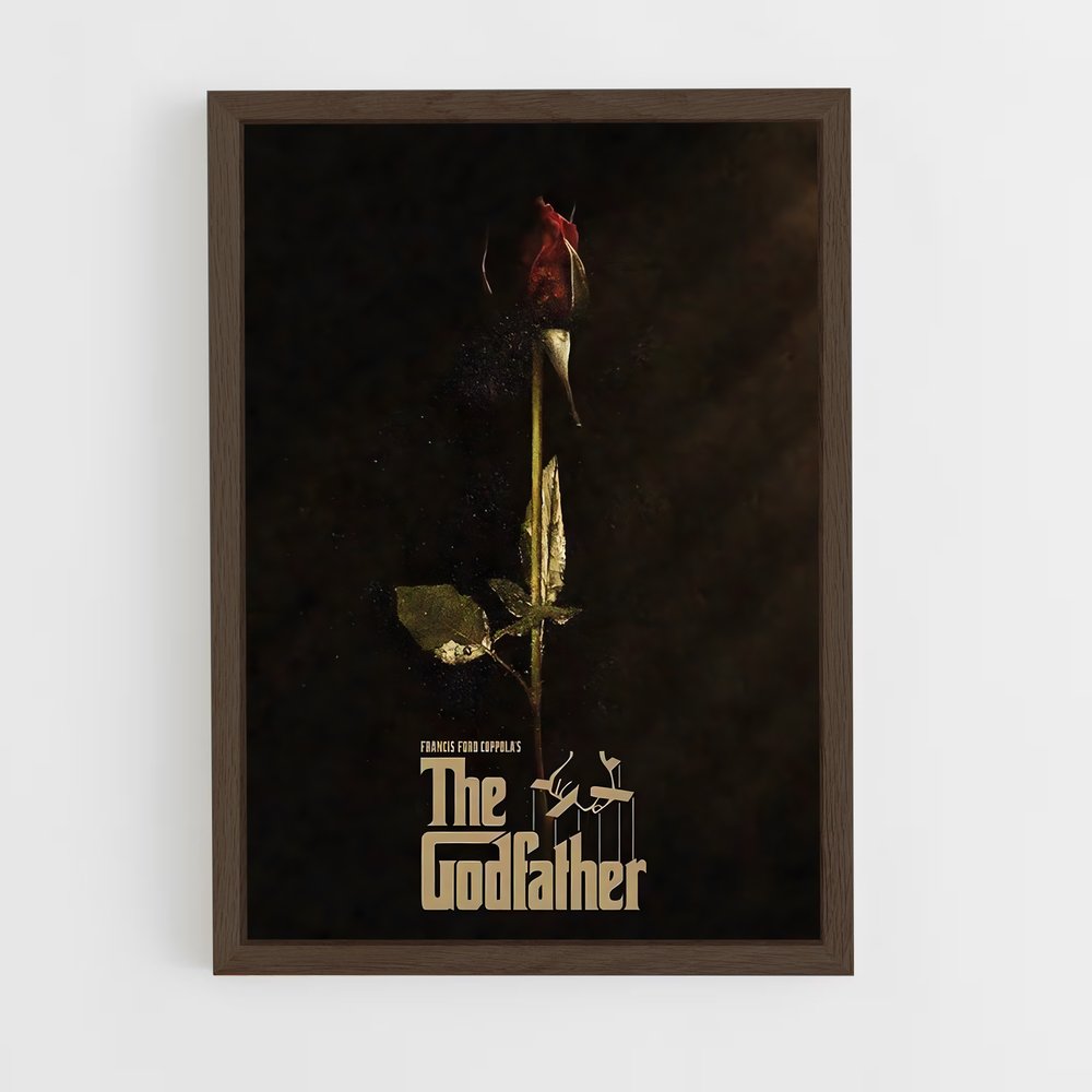 ap-the godfather-10 cadre Bois foncé