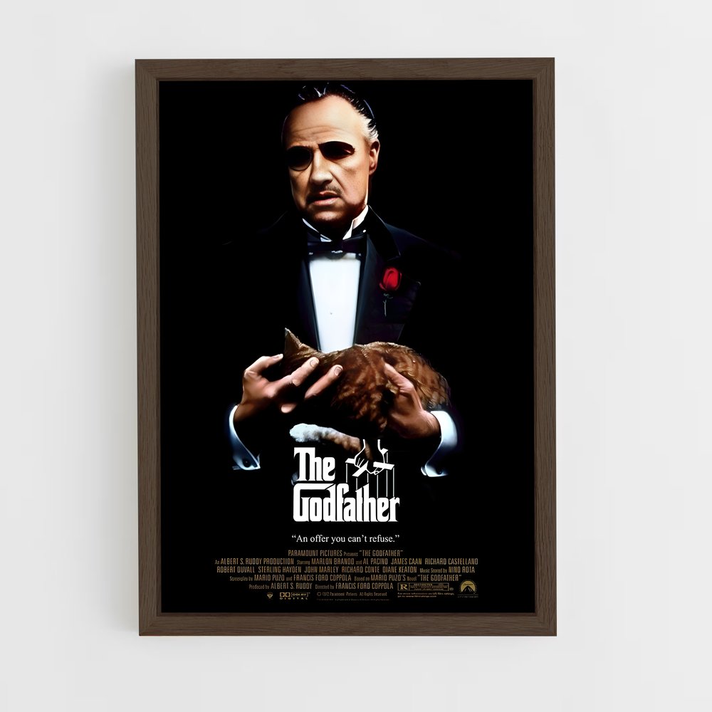 ap-the godfather-13 cadre Bois foncé