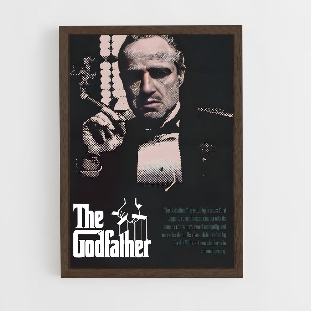 ap-the godfather-4 cadre Bois foncé