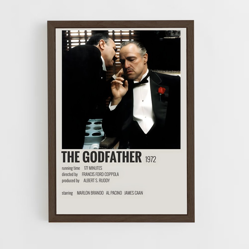 ap-the godfather-6 cadre Bois foncé