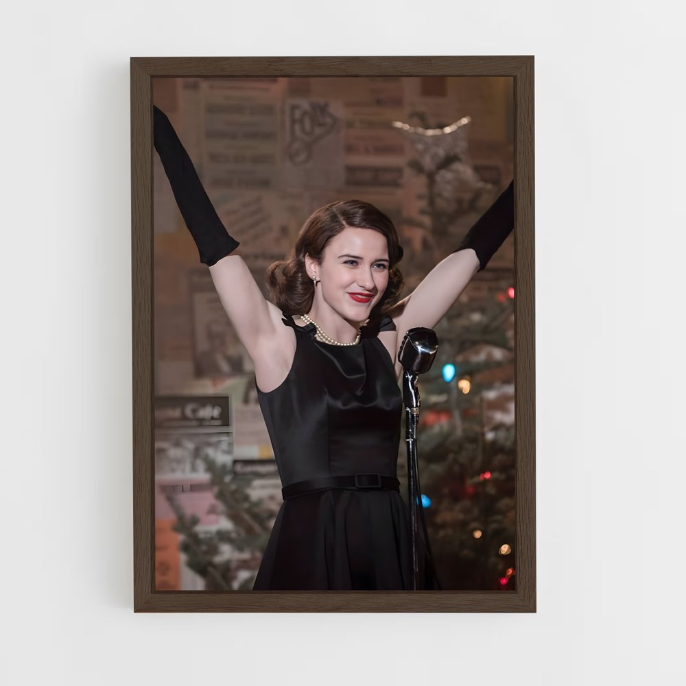 ap-the marvelous mrs maisel-4 cadre Bois foncé