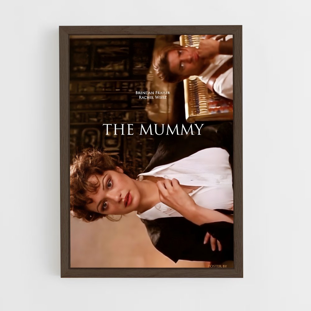 ap-the mummy-5 cadre Bois foncé