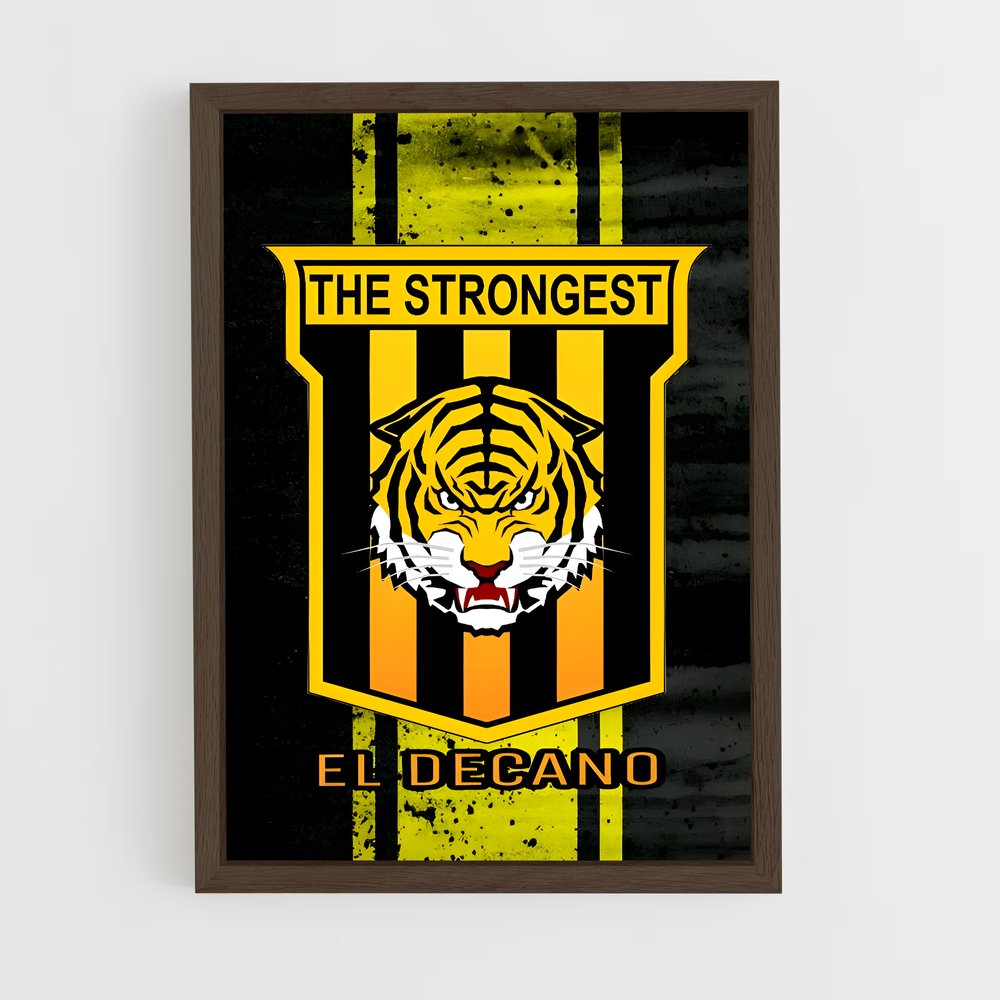 ap-the strongest bolivia football club-5 cadre Bois foncé