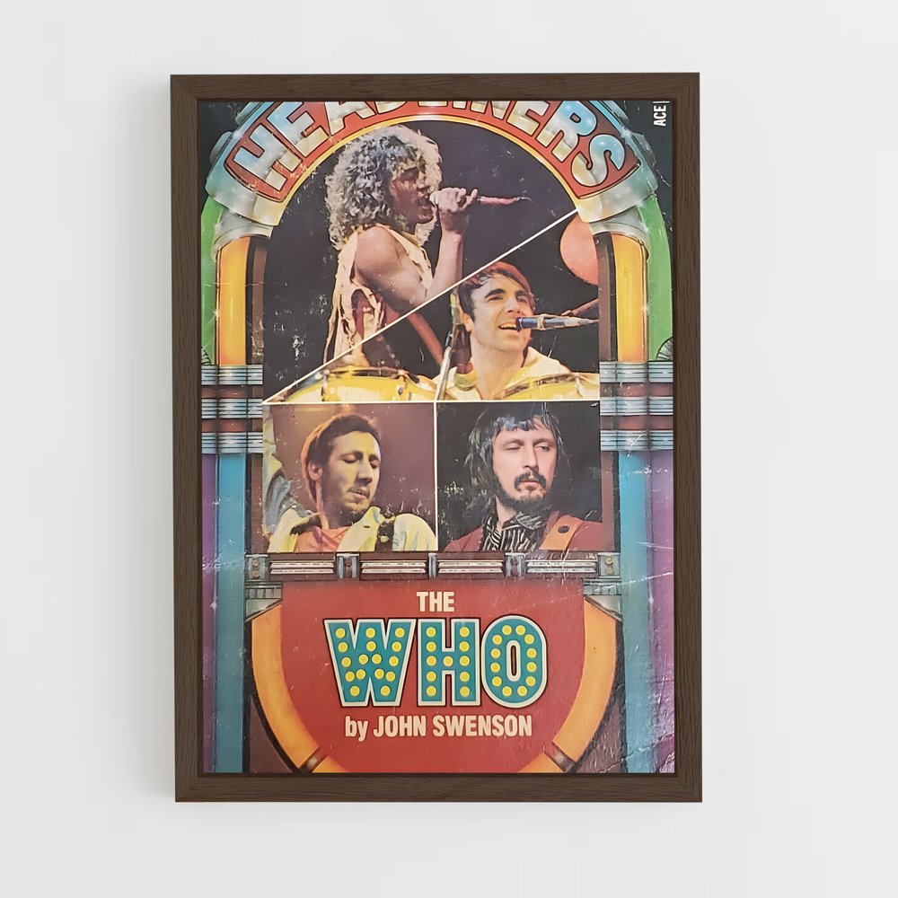 ap-the who-1 cadre Bois foncé