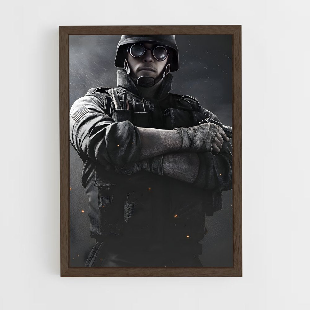 ap-thermite r6-1 cadre Bois foncé