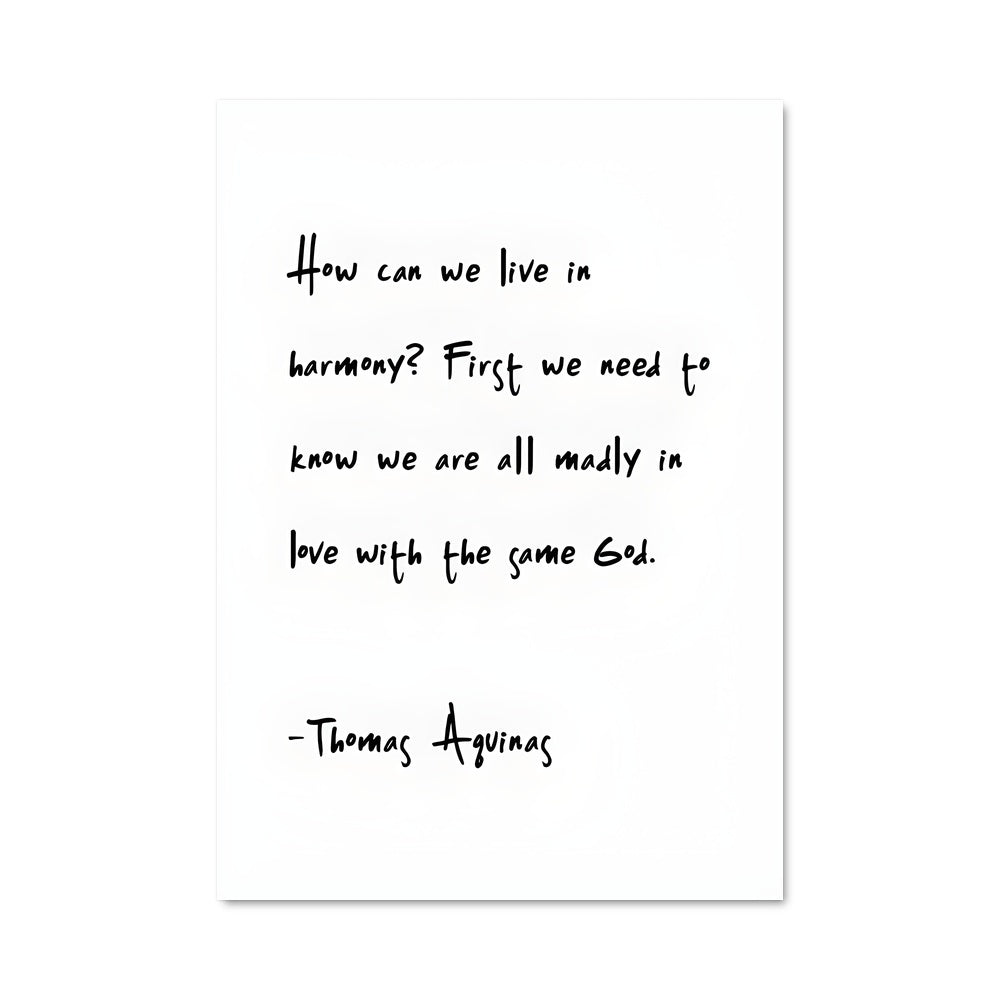 Poster Thomas aquinas 13507