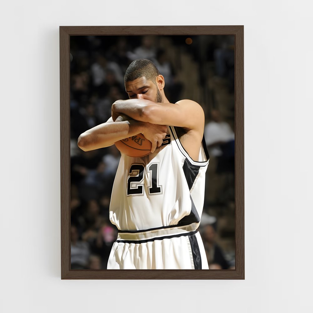ap-tim duncan-3 cadre Bois foncé