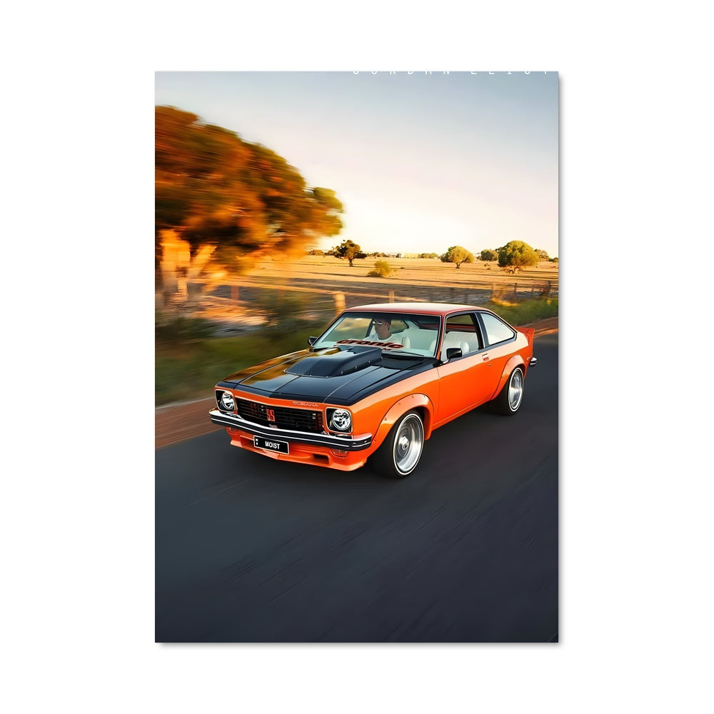 Poster Route Orange