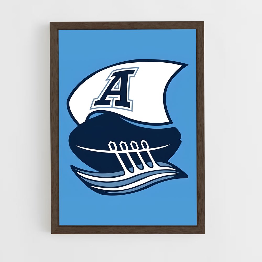 ap-toronto argonauts-3 cadre Bois foncé