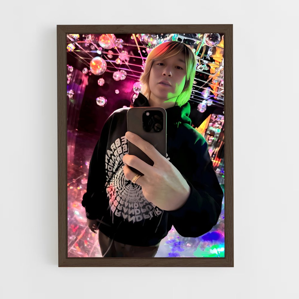 ap-toru yamashita-8 cadre Bois foncé