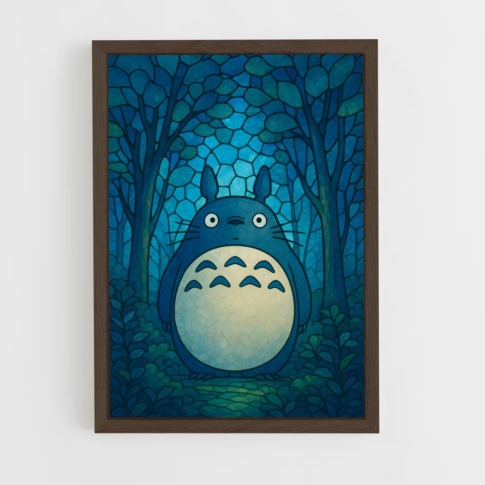 ap-totoro-13 cadre Bois foncé