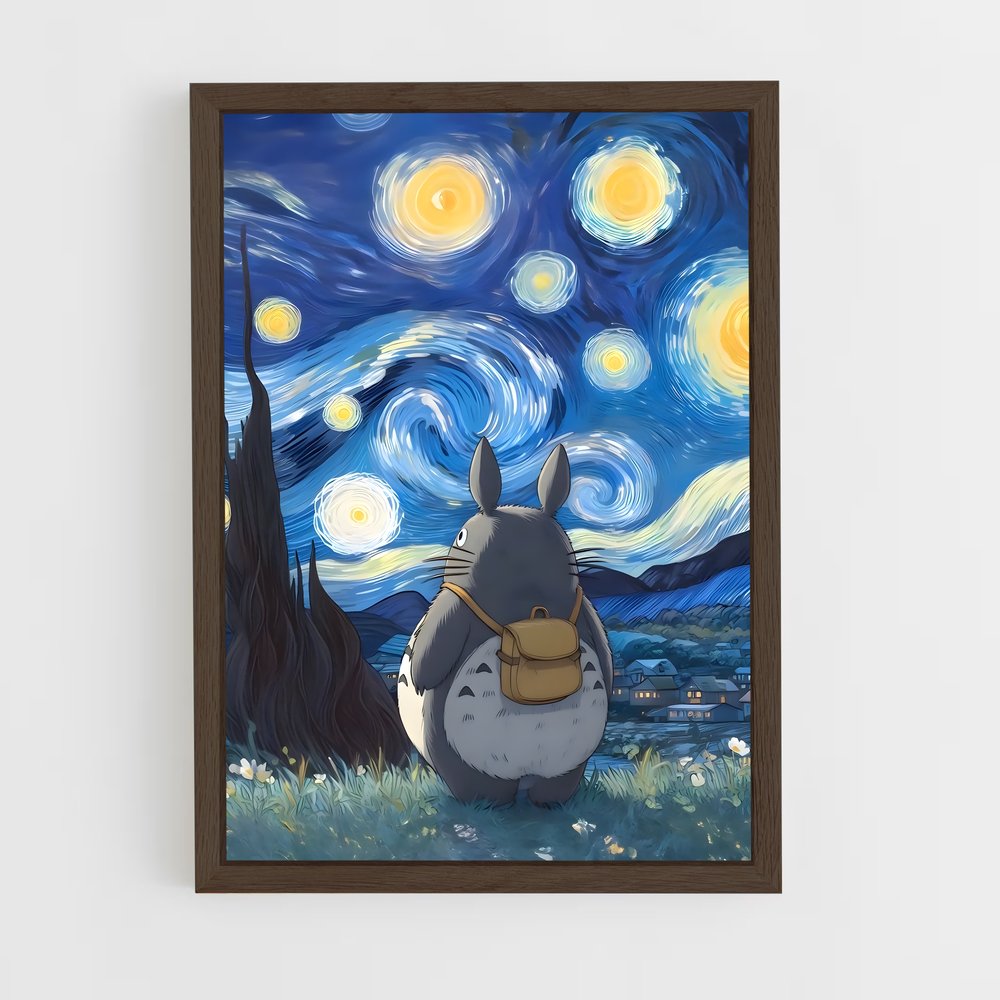 ap-totoro-6 cadre Bois foncé