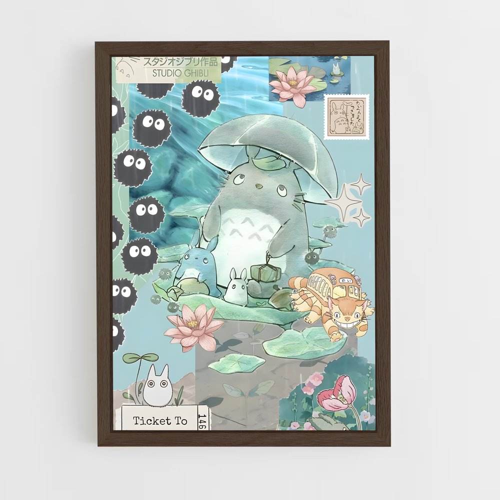 ap-totoro-7 cadre Bois foncé