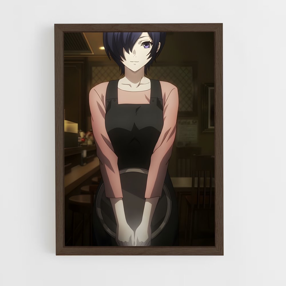 ap-touka kirishima-1 cadre Bois foncé