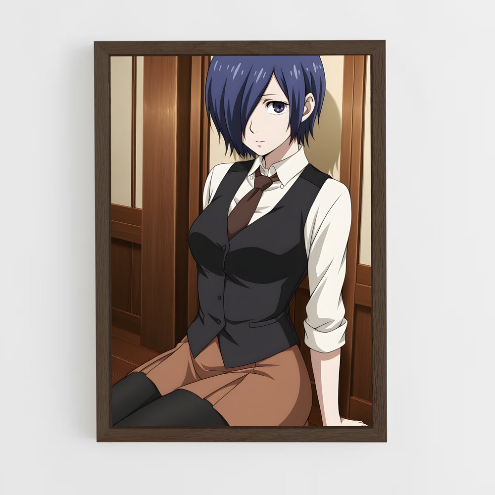 ap-touka kirishima-6 cadre Bois foncé