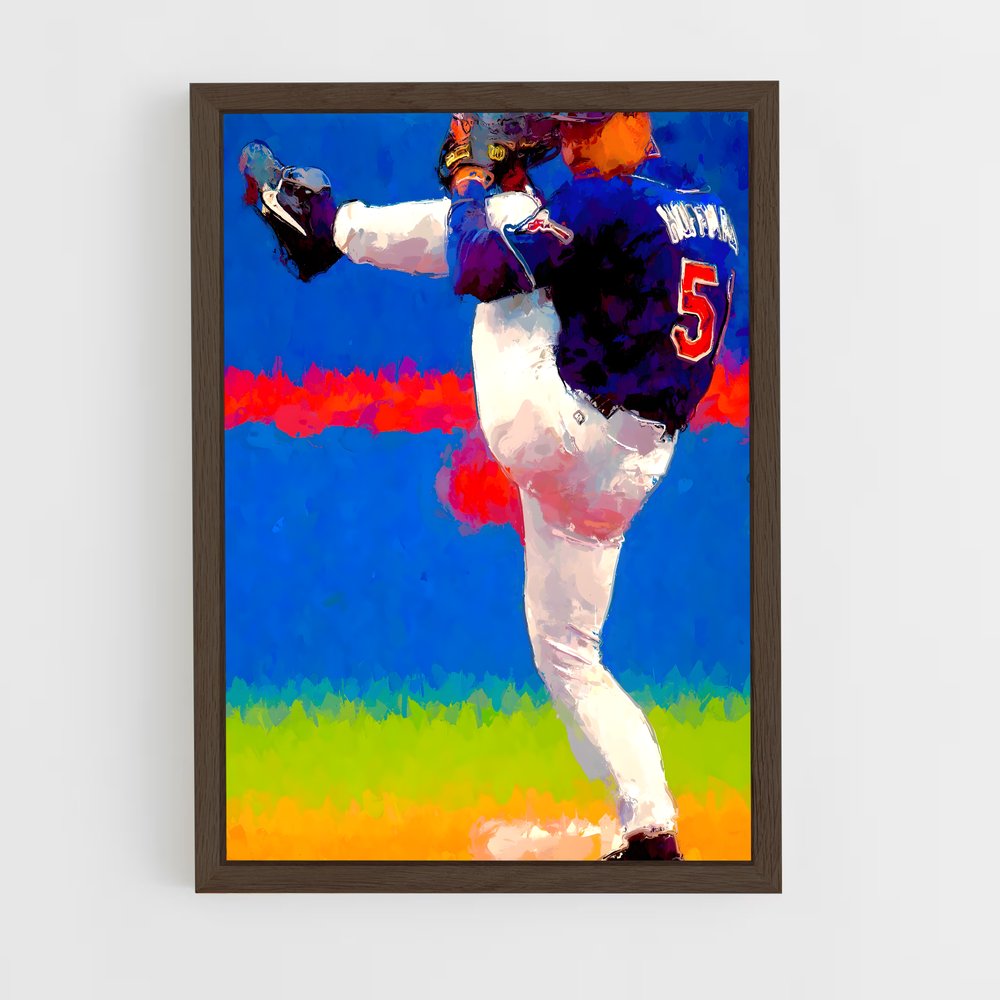 ap-trevor hoffman-1 cadre Bois foncé