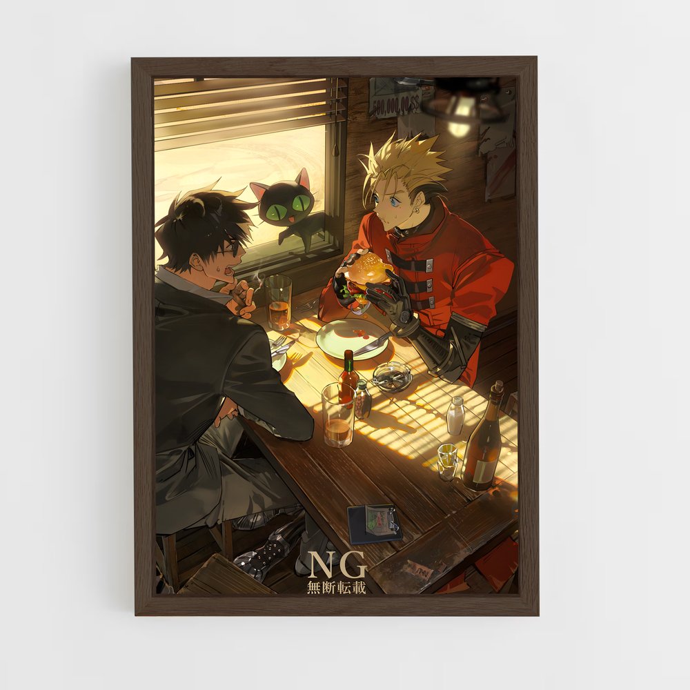 ap-trigun-2 cadre Bois foncé