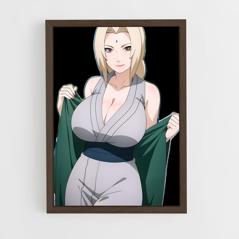 ap-tsunade-7 cadre Bois foncé