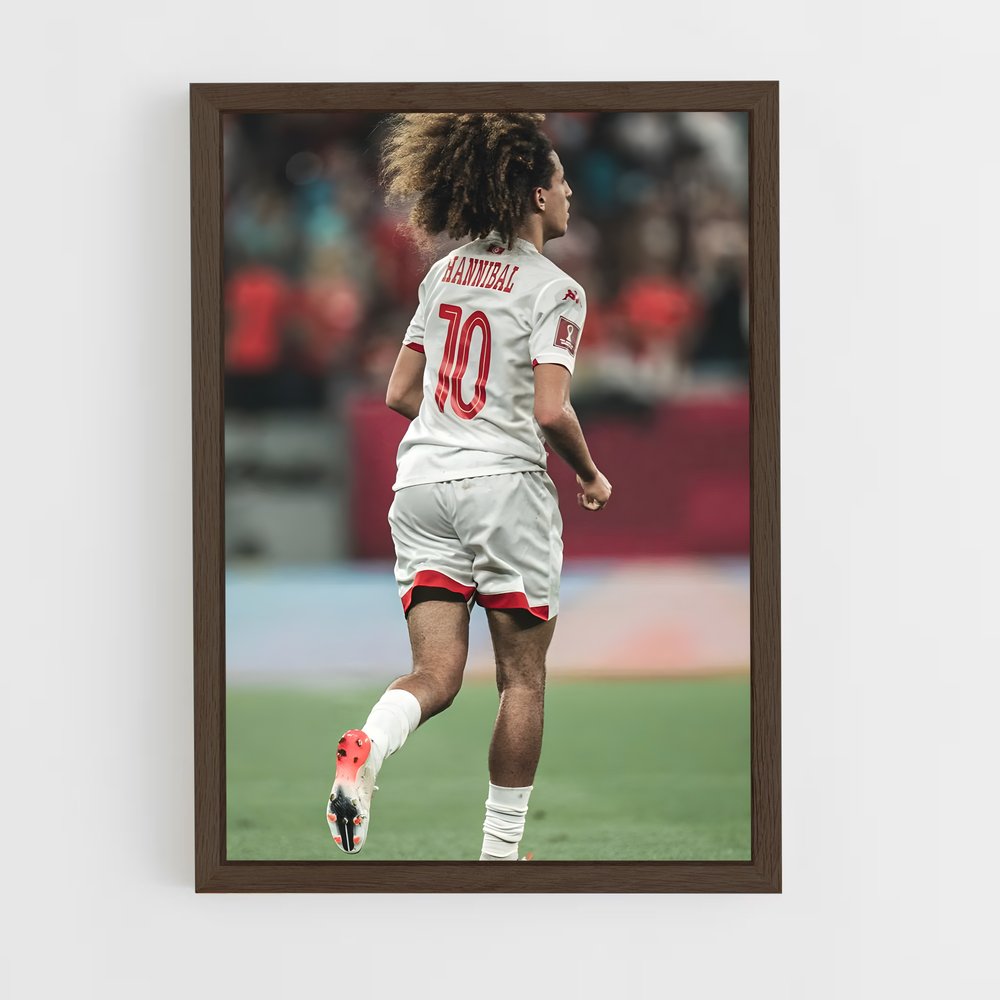 ap-tunisia national football team-6 cadre Bois foncé