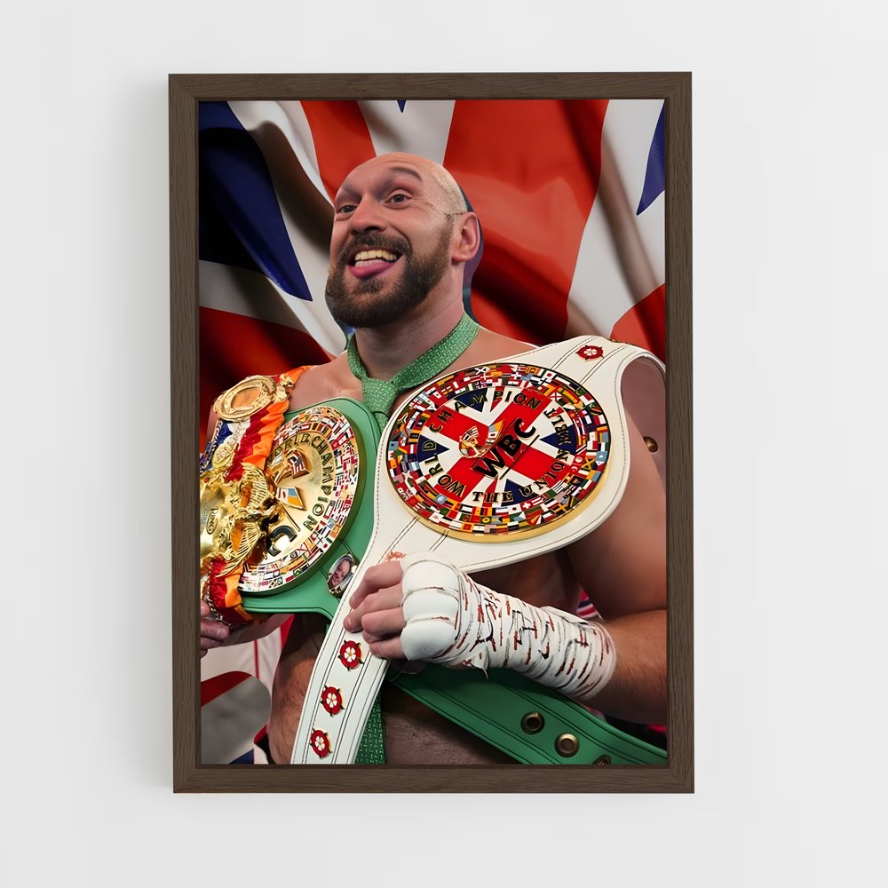 ap-tyson fury-5 cadre Bois foncé