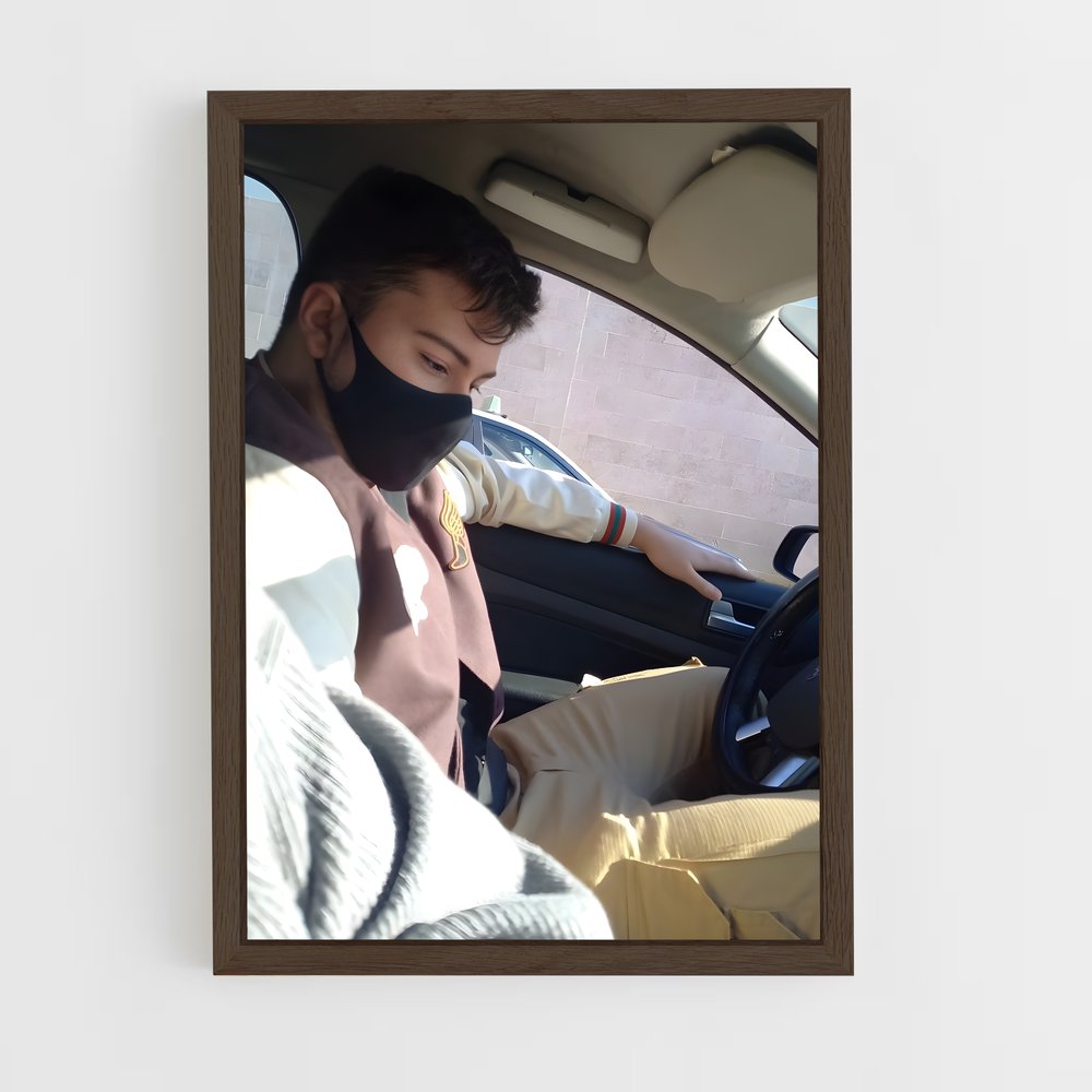 ap-uber driver-3 cadre Bois foncé