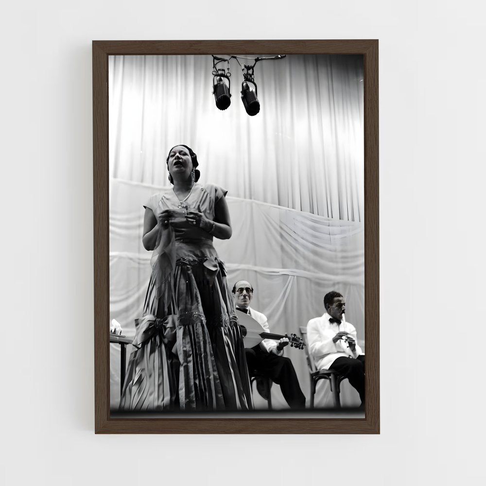 ap-umm kulthum-7 cadre Bois foncé