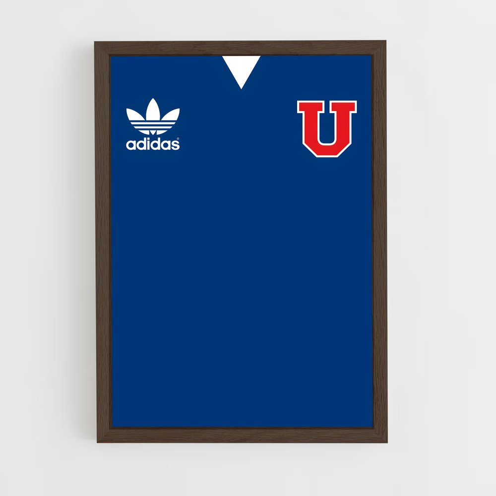 ap-universidad de chile football club-6 cadre Bois foncé